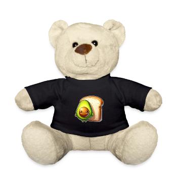 Avocado Toast - Teddy Bear - black - Front