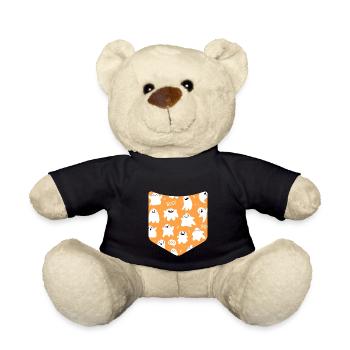 Costume de fantôme Creepy Chest Bag Halloween - Nounours - noir - Devant