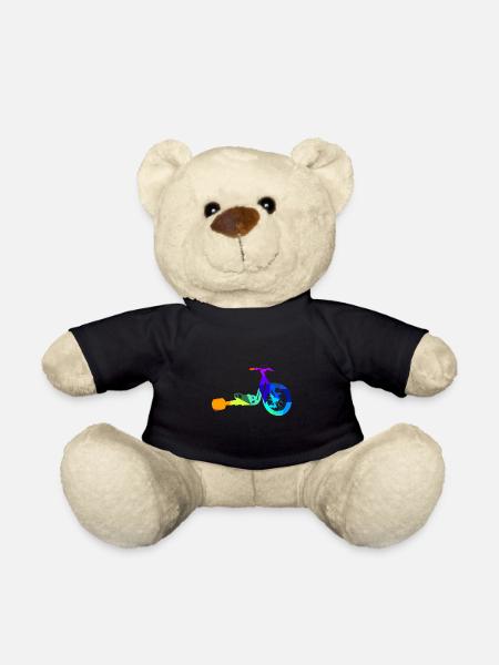 Moto Drift Dirt Bike Rainbow Polygon - Nounours - noir