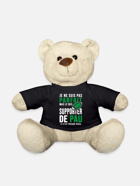 supporter rugby stade Pau club humour rugby palois - Nounours - noir