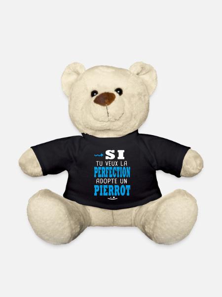 Si tu veux la perfection adopte un Pierrot Pierre - Nounours - noir