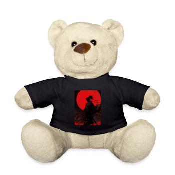 Blood Moon Samurai - Teddy Bear - black - Front