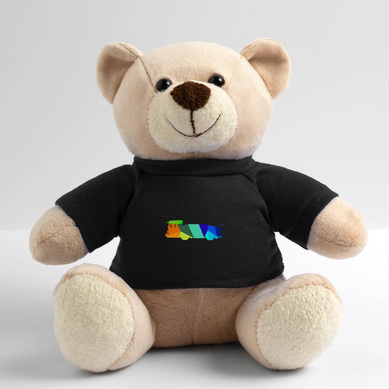 Flugzeugschlepper Regenbogen Polygon Rollfeld Teddy