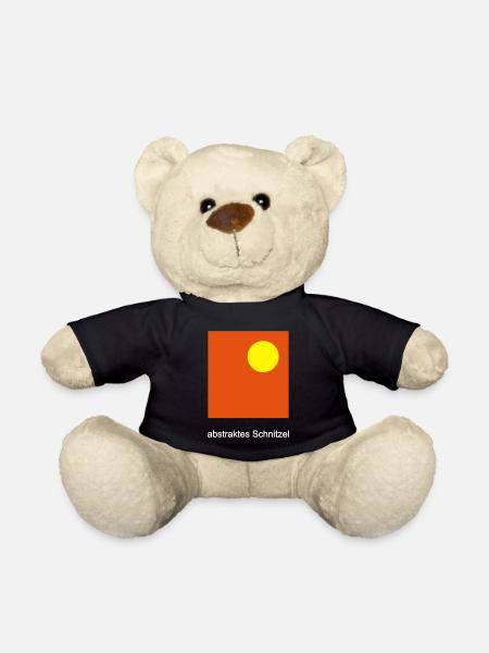 abstraktes Schnitzel, Wiener Schnitzel, Schnitzel, - Teddy - Schwarz
