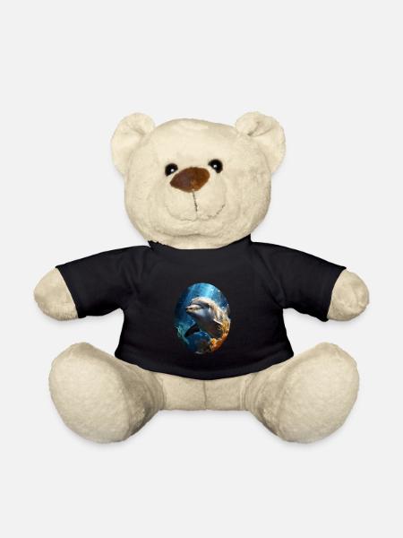 Dolphin - Teddy Bear - black