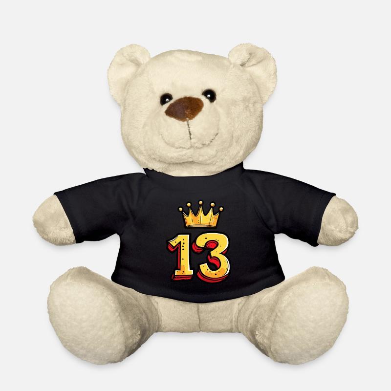 Couronne à 13 chiffres - Nounours - noir