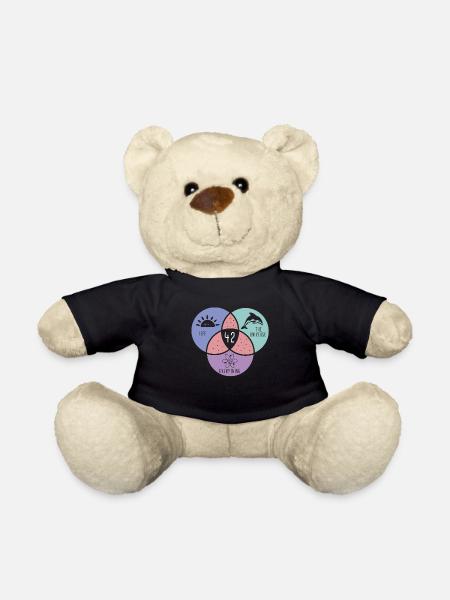 Life Universe Everything 42 But de la vie - Nounours - noir