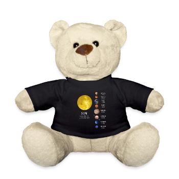Sonnensystem, Planet, Planeten, Sonne, Erde - Teddy - Schwarz - Vorne
