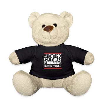 Annonce de grossesse - Nounours - noir - Devant