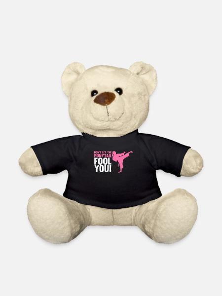 Karate-Mädchen, Karate-Sport - Teddy - Schwarz
