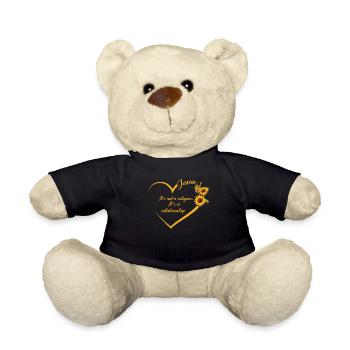 Jesus, Es Ist Keine Religion Es Ist Eine Beziehung - Teddy - Schwarz - Vorne