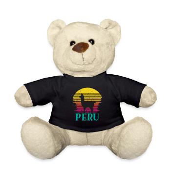 Pérou, Perulama - Nounours - noir - Devant