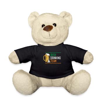 Irisches Trinkteam - Teddy - Schwarz - Vorne