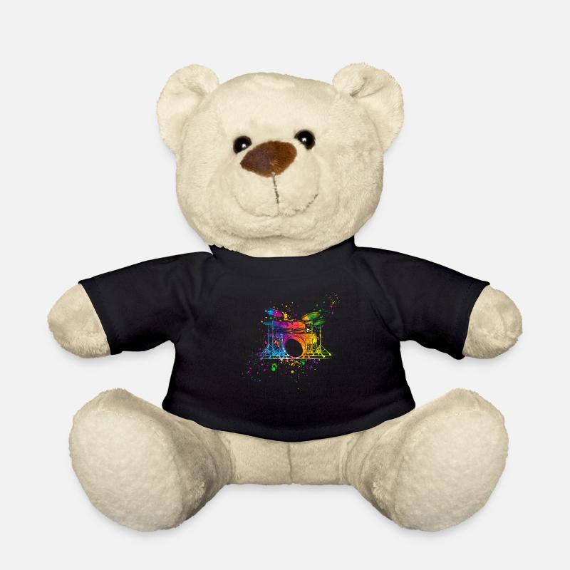 Schlagzeug, Schlagzeuger - Teddy - Schwarz
