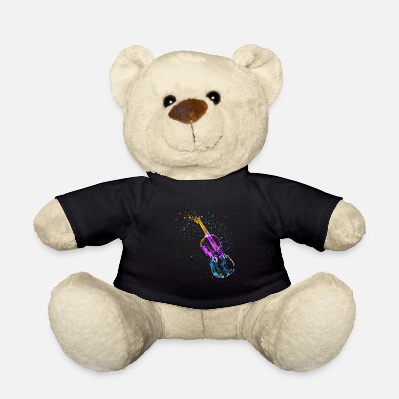 Violoniste, Violon, Jouer du violon - Nounours - noir