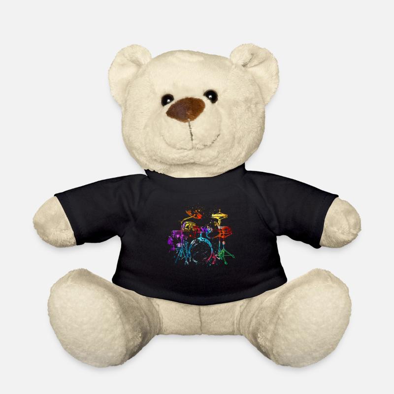 Schlagzeug, Schlagzeuger - Teddy - Schwarz