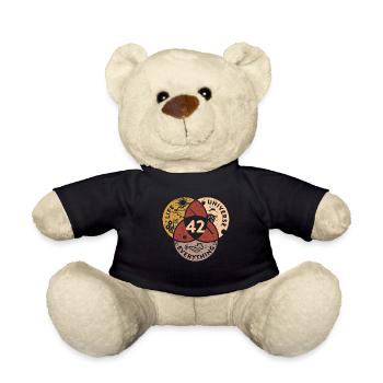 42 Univers de vie Tout - Nounours - noir - Devant