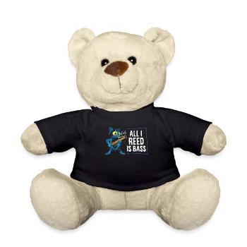 Fassoon, oboe, clarinet, music teacher - Teddy Bear - black - Front