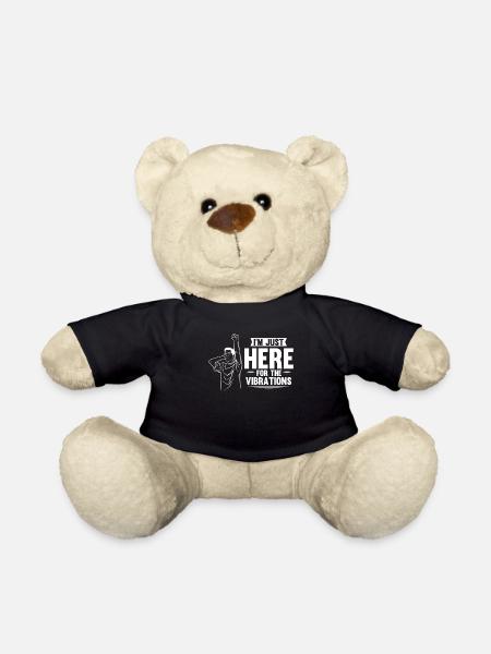 Deaf Pride, audiologist, finger spelling - Teddy Bear - black