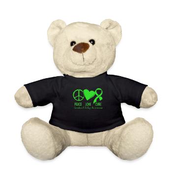 Hebral palsy, cerebral palsy consciousness - Teddy Bear - black - Front