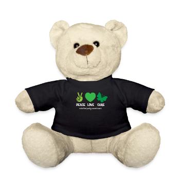 Hebral palsy, cerebral palsy consciousness - Teddy Bear - black - Front