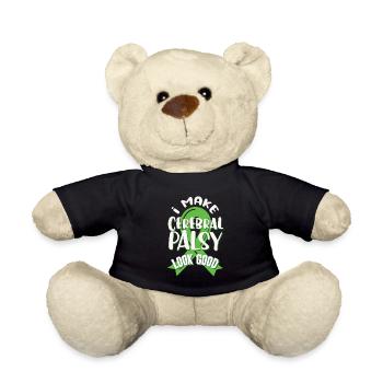 Hebral palsy, cerebral palsy consciousness - Teddy Bear - black - Front