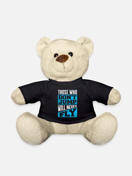 Skydiving, Skydiving - Teddy Bear - black