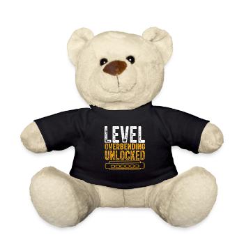 Harmonica player, Unny harmonica - Teddy Bear - black - Front