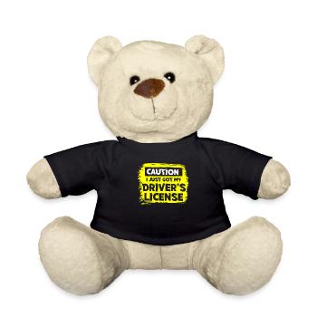 New driving licence - Teddy Bear - black - Front