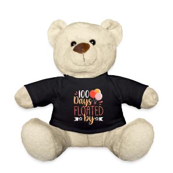 100 jours d’école, 100 jours plus intelligents, école - Nounours - noir - Devant