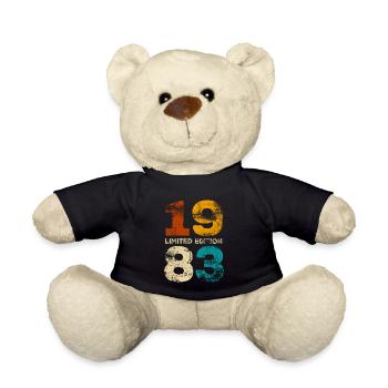 Limited Edition 1983 Geburtstag Geschenk - Teddy - Schwarz - Vorne