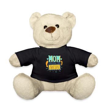 Mom thinks Iam awesome- Mama denkt ich bin geil - Teddy - Schwarz - Vorne