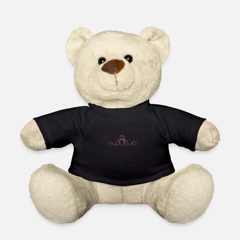 mountains - Teddy Bear - black