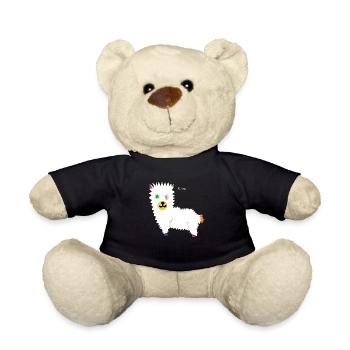 Funky Lama - Teddy Bear - black - Front