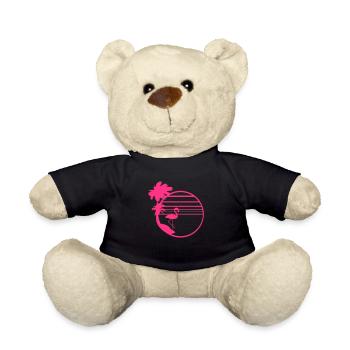sommer sonne strand palmen insel urlaub ferien mee - Teddy - Schwarz - Vorne