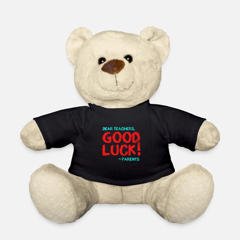 Good Luck - design pour les écoliers - Nounours - noir