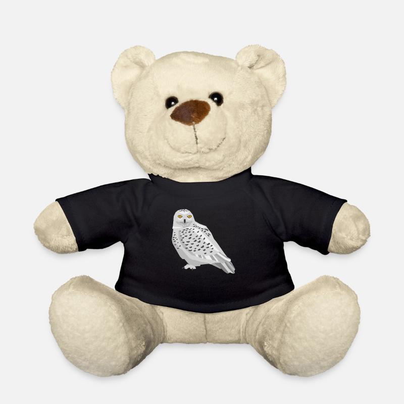 owl - Teddy Bear - black