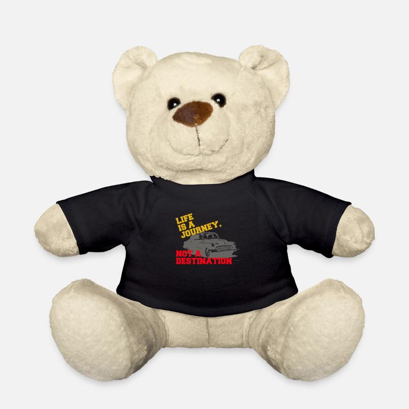 La vie est un voyage, pas une destination - Nounours - noir