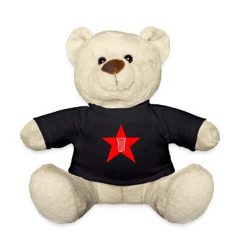 Apfelwein, Äbbelwoi, Bembel - Teddy - Schwarz - Vorne