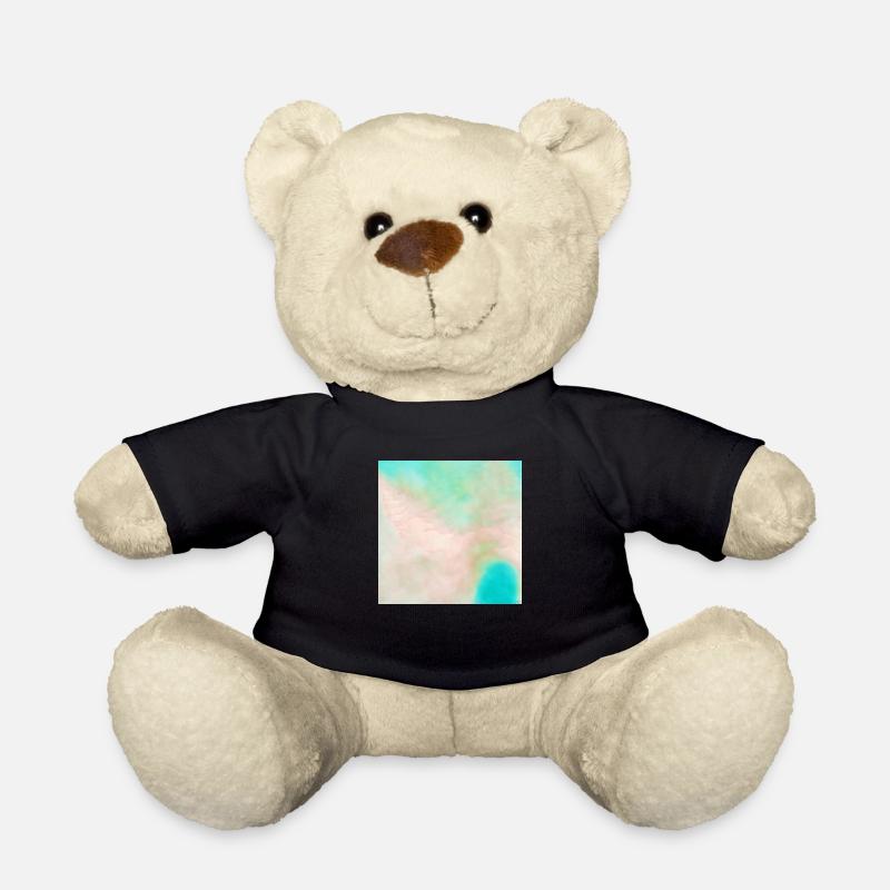 Atoll beach watercolor beige nature - Teddy Bear - black