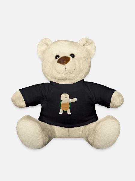 Dabbing Dabbing Meeresschildkröte - Geschenkidee - Teddy - Schwarz