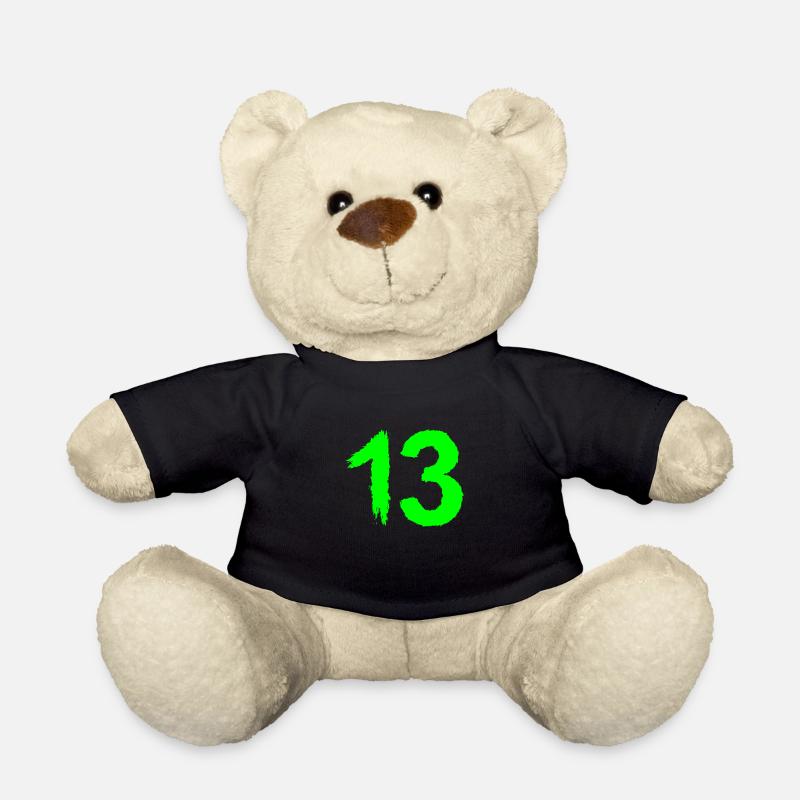 Numéro 13 Brosse de numéro préféré - Nounours - noir