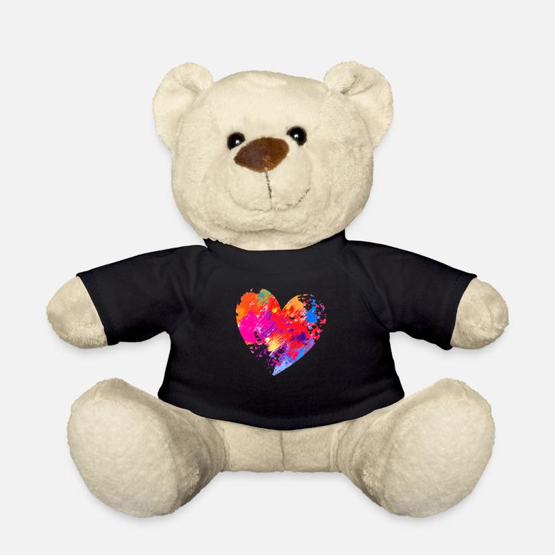 INNERES SPRITZTE FARBEN - Teddy - Schwarz