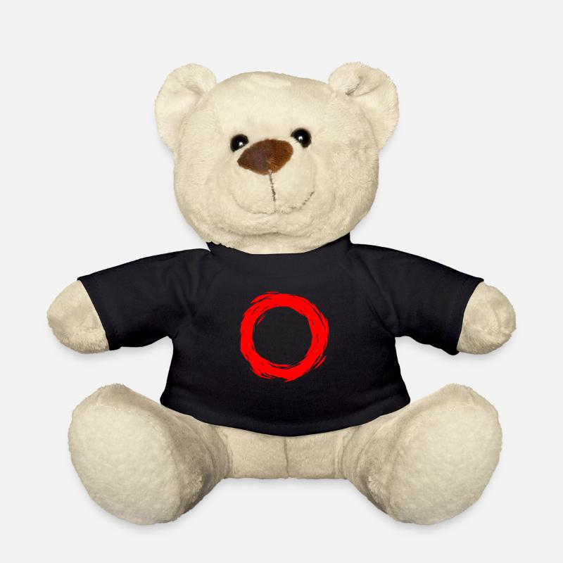 Cercle design cercle rouge nouvelle variante - Nounours - noir