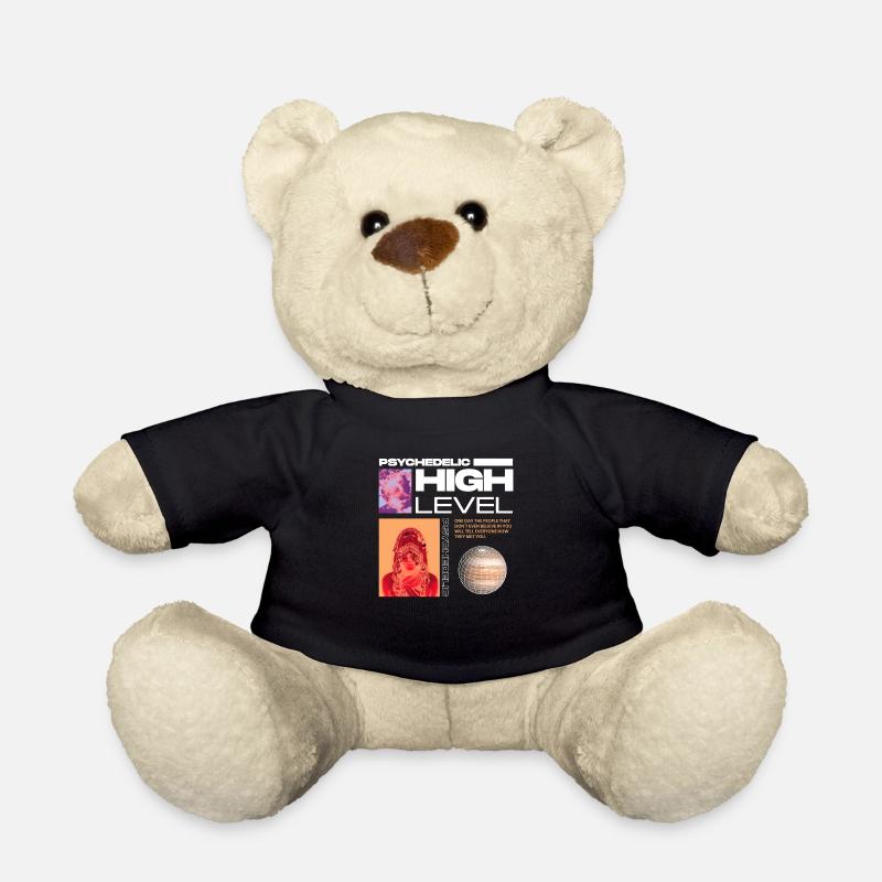 Psychedelisch High Level - Teddy - Schwarz