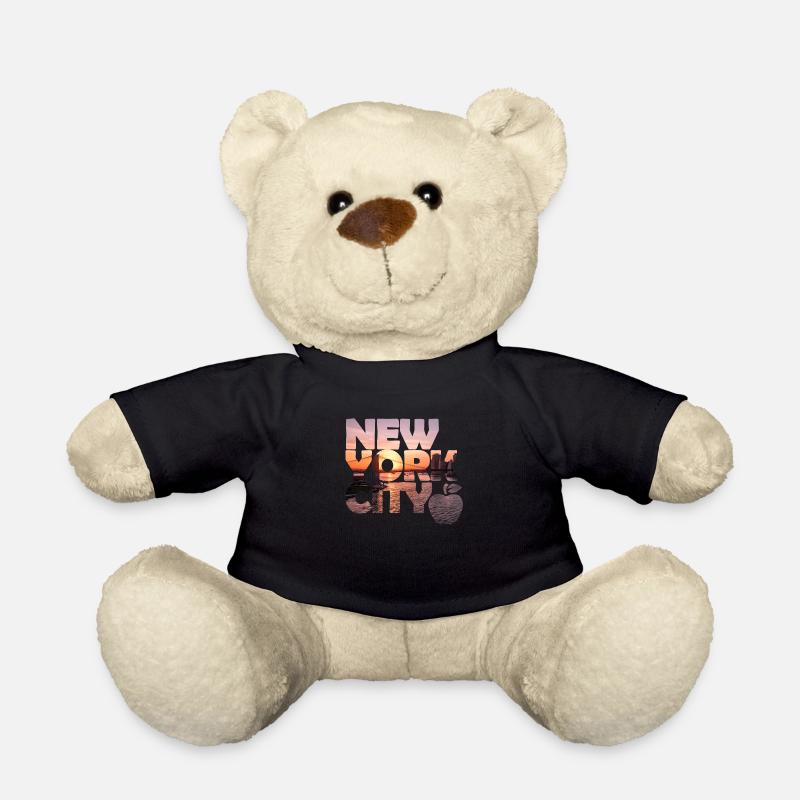 New York Skyline - Teddy - Schwarz
