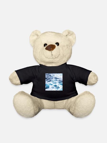 Vagues de l'océan - Nounours - noir