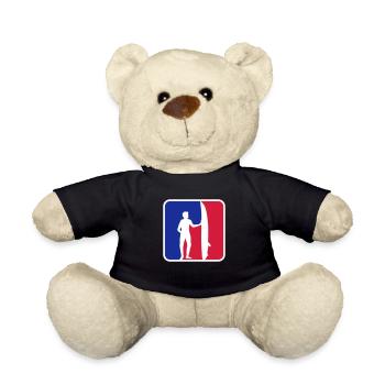 Surfer bleu rouge - Nounours - noir - Devant