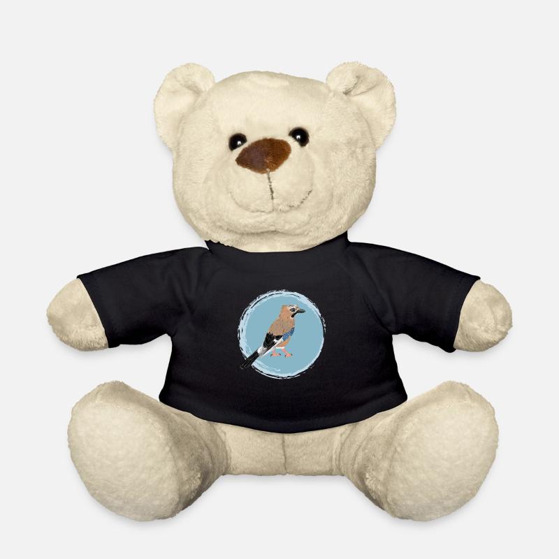 Eurasian Jay II - Teddy Bear - black