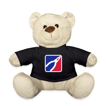 Pliers tool logo - Teddy Bear - black - Front
